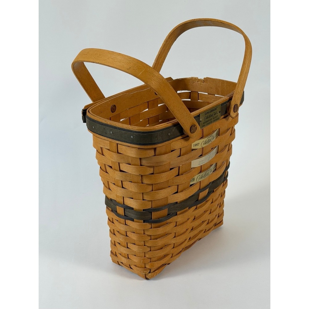 Longaberger Collectors Club 1996 Charter Member Membership Basket